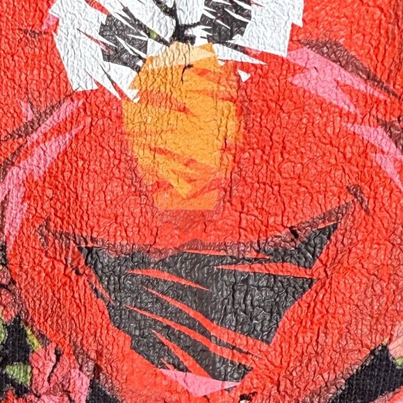 Vintage Champion XL Elmo Floral Meadow Graphic Print Shirt Sesame Workshop F-10 - Picture 5 of 8